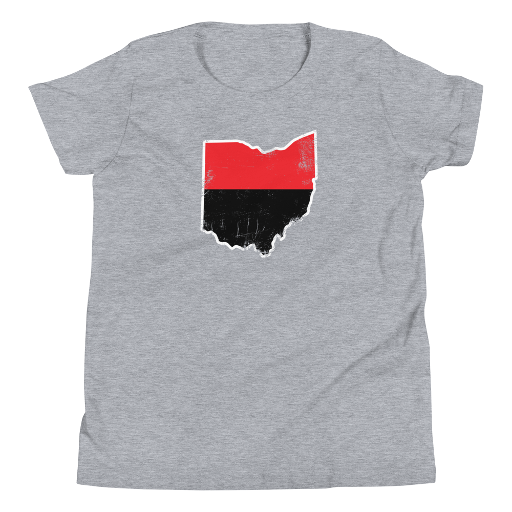 Ohio Map Red & Black (YOUTH)