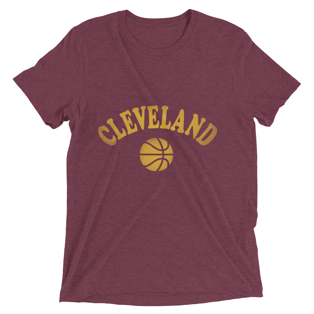 Wine & Gold Basketball - Unisex Tee