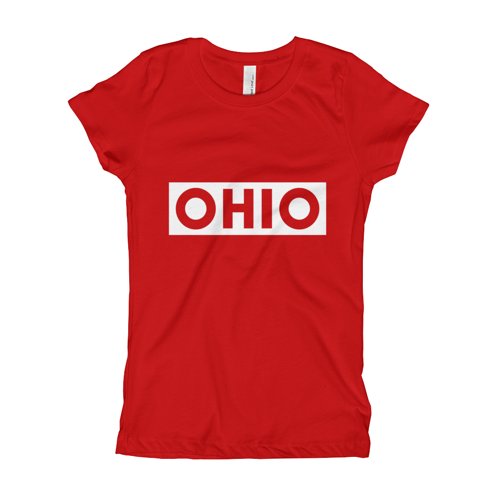 Ohio Stamp - Little Girls Tee