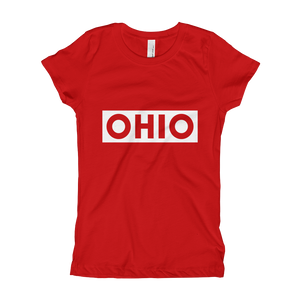 Ohio Stamp - Little Girls Tee