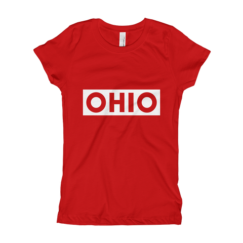 Ohio Stamp - Little Girls Tee