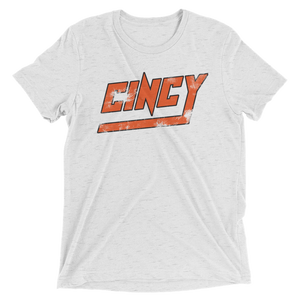 CINCY Tee Orange & White