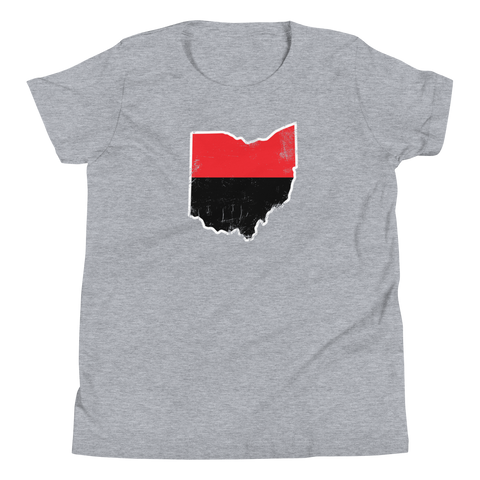 Ohio Map Red & Black (YOUTH)