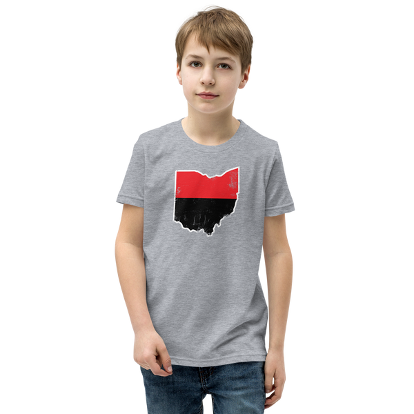 Ohio Map Red & Black (YOUTH)